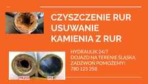 Przepychanie rur udrażnianie kanalizacji Hydraulik 24h