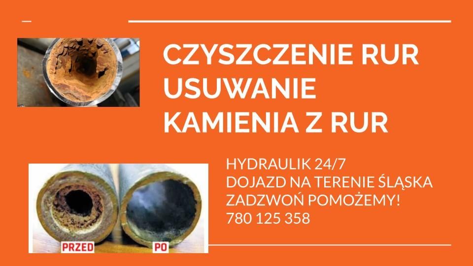 Przepychanie rur udrażnianie kanalizacji Hydraulik 24h