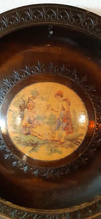 Patera drewniana PRL