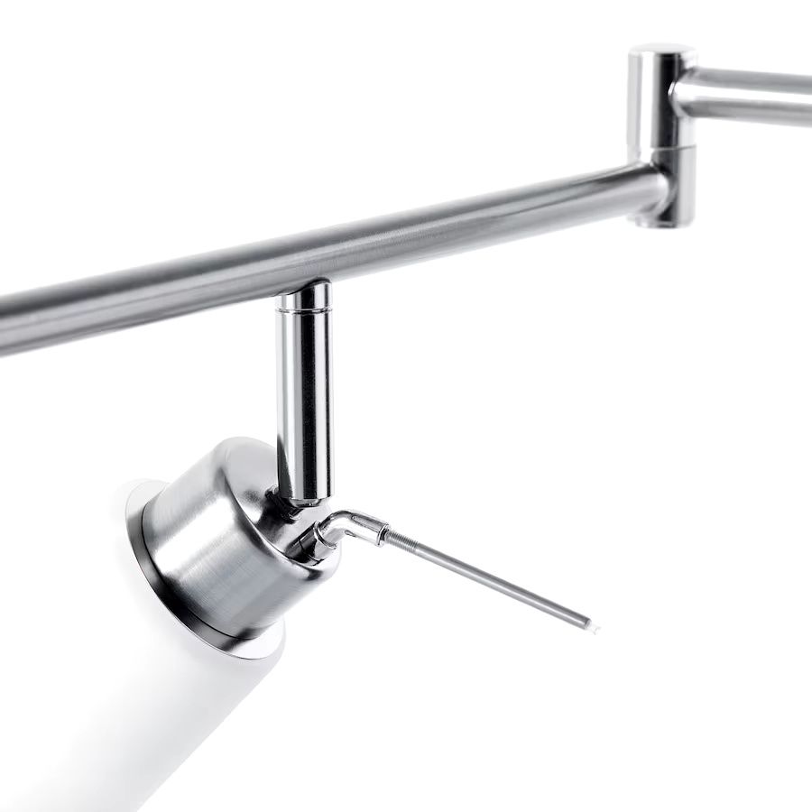 2 un / Candeeiro teto ikea / projetor 5 focos - novo preço
