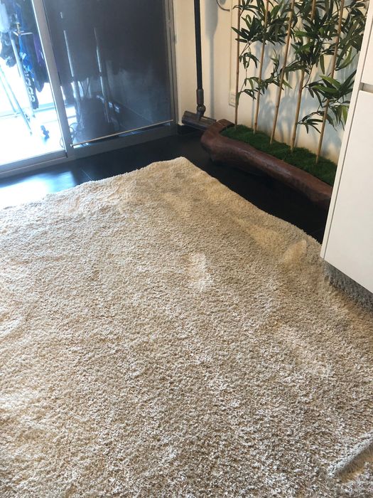 Tapete leroy Merlin cru/acinzentado como novo