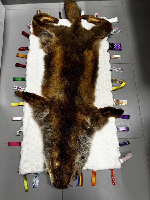 Futro i czapka z lisa vintage