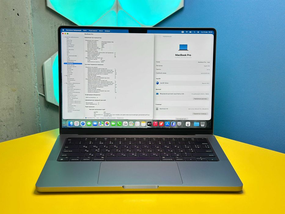 Ноутбук Apple MacBook Pro 14'' M3 8GB/512GB (146944) Б/У З ГАРАНТІЄЮ