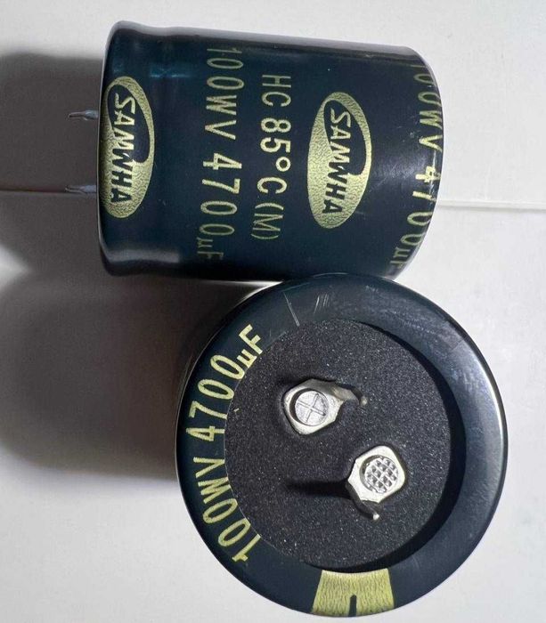 Конденсатори  4700mkf 100v (Низький імпеданс) Samwha 35*42 85 °C