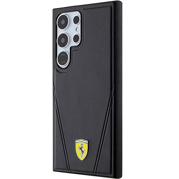 Etui Ferrari Hot Stamp V Lines MagSafe na Samsung Galaxy S24 Ultra - c