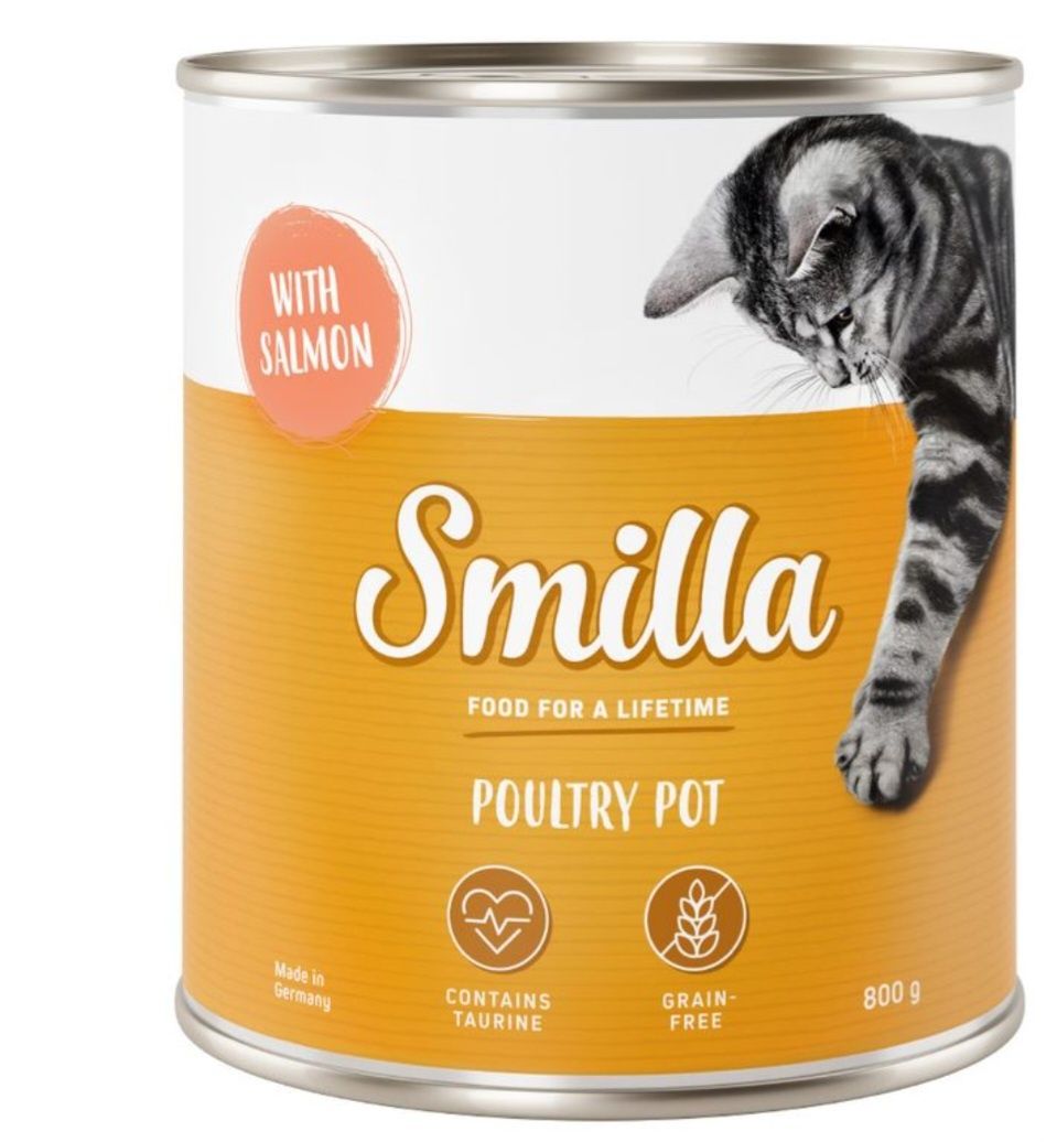 Smilla Puszki z drobiem,11×800 g(51)Drób z łososiem