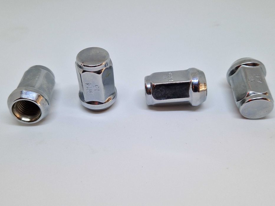 Гайка колісна закрита 14x1.5 конус хром/цинк на всі марки автомобілів