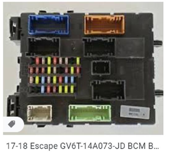 17-18 Escape GV6T-14A073-JD BCM Body Control