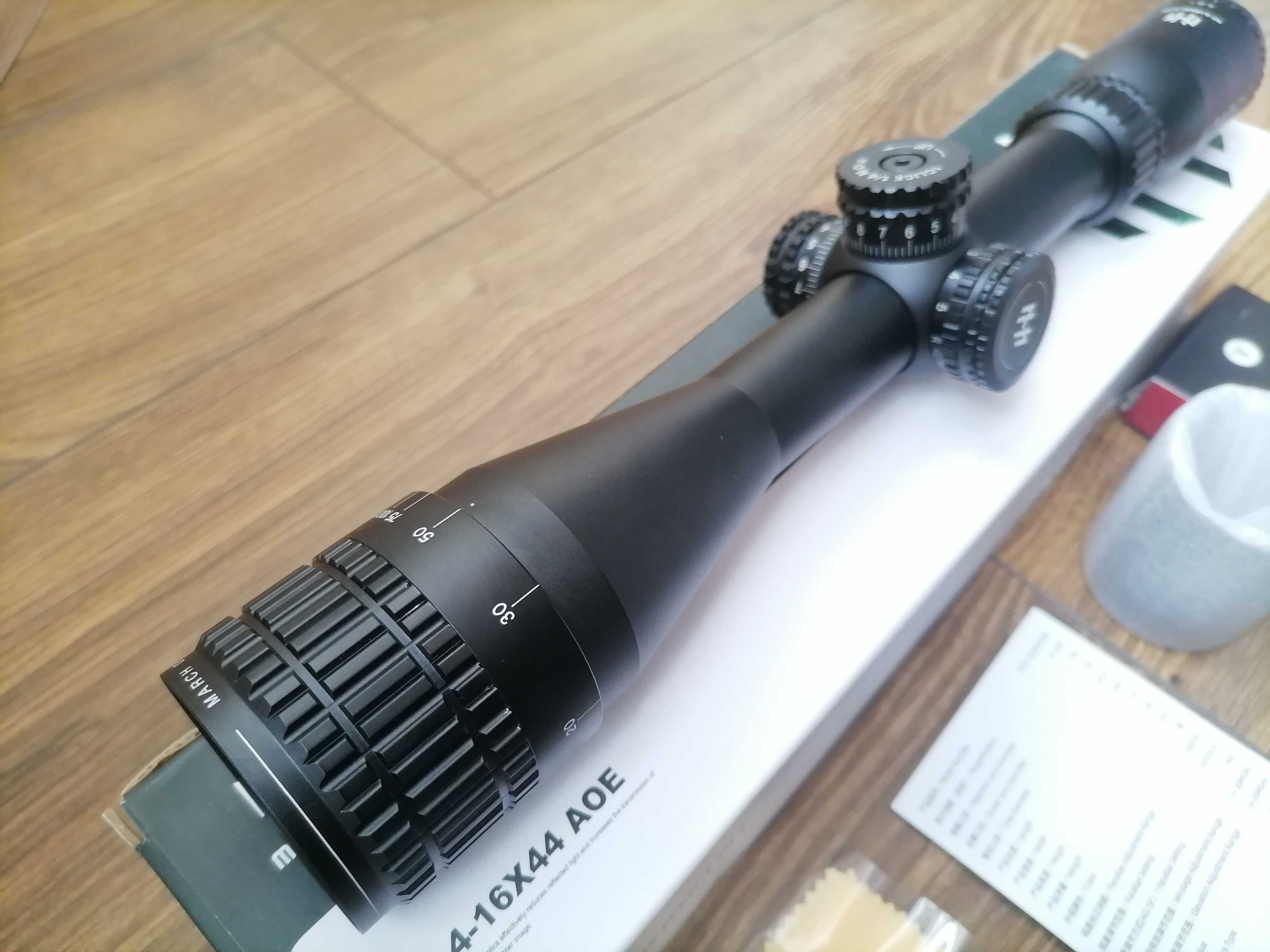MARCH HT 4-16x44AOE, новий оптичний приціл оптика.