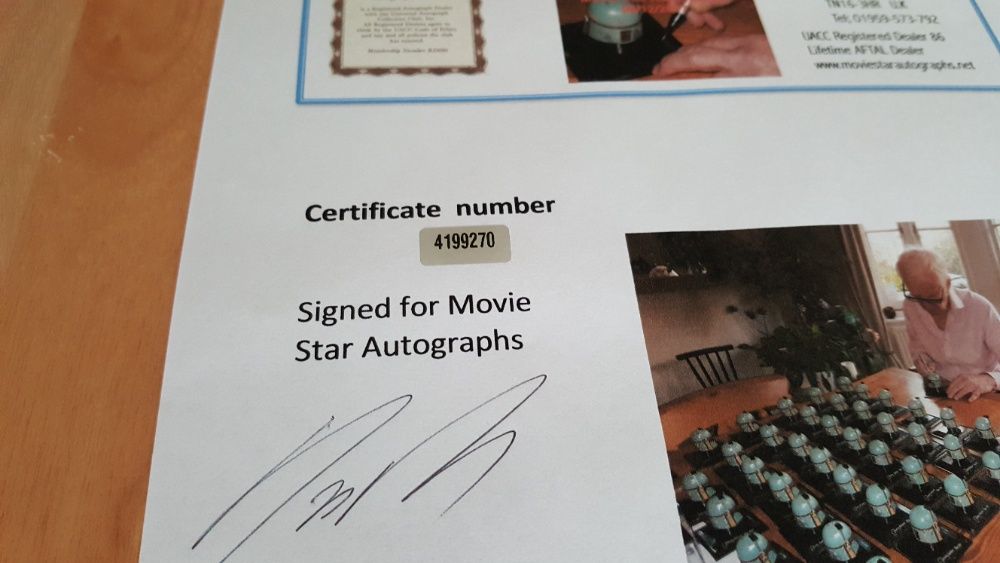 Capacete Autografado por Jeremy Bulloch (Boba Fett em Star Wars)
