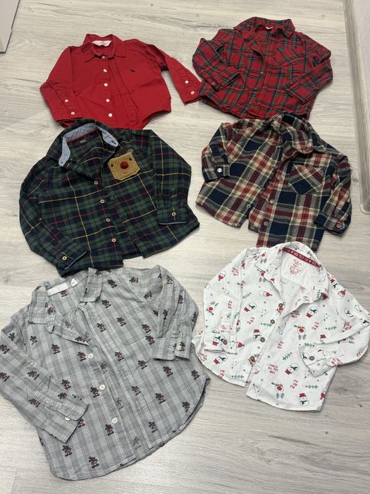 Сорочки/ рубашки на хлопчика86/92/98/104 см 18-24 міс