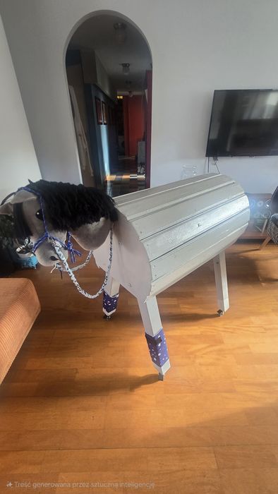 Duży drewniany koń XXL