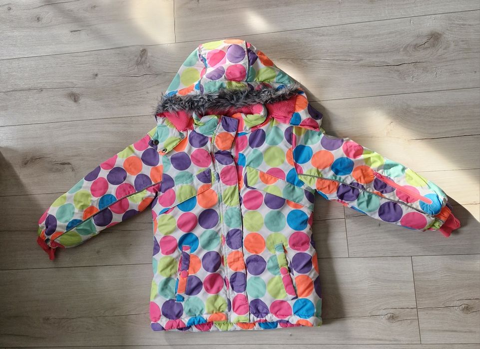 Kurtka zimowa dziewczęca r.128 coolclub