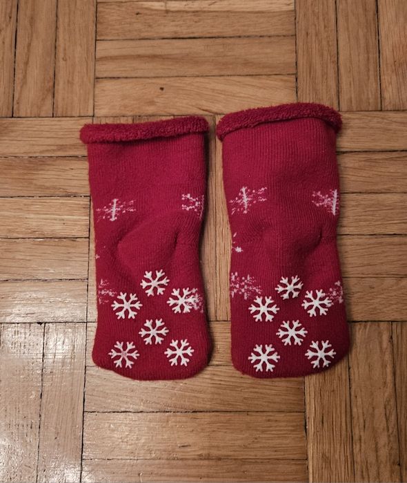 Skarpetki świąteczne czerwone jak nowe na święta unisex 50 - 68