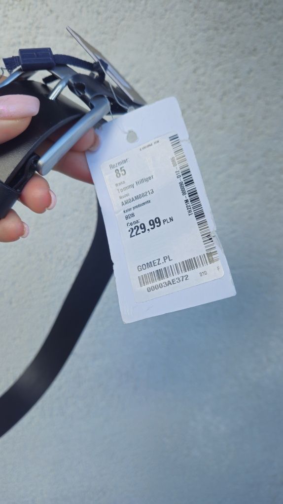Nowy pasek meski Tommy Hilfiger skóra naturalna