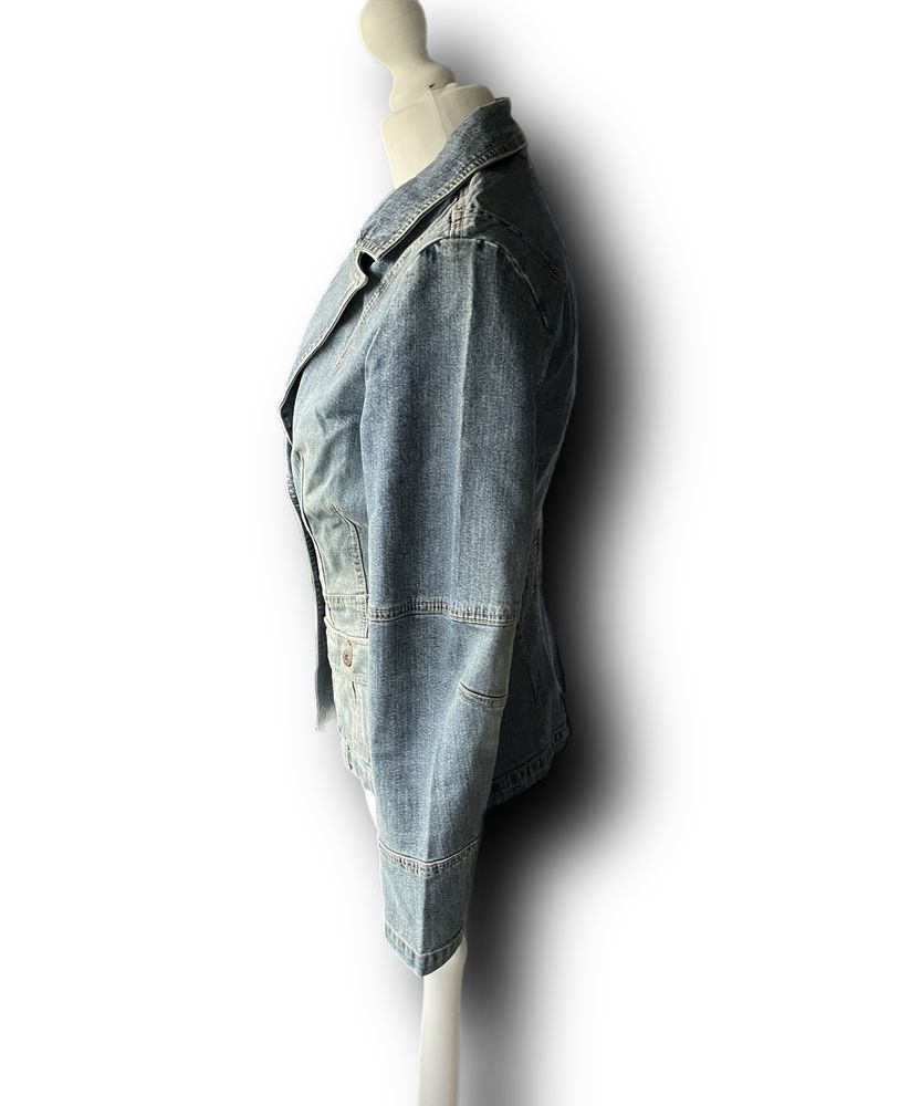 Żakiet jeans katana damska Moto kurtka M 38