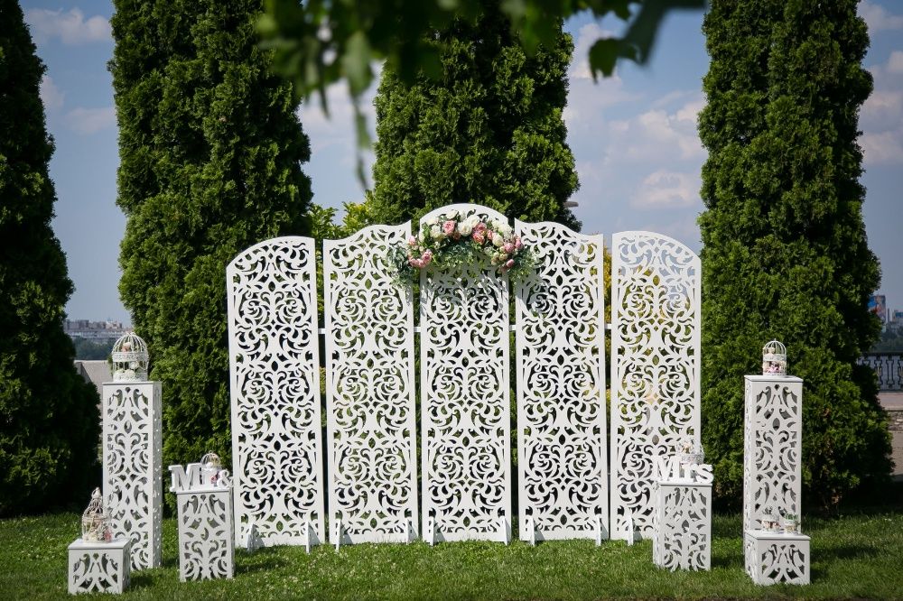 Свадебная ширма, арка, фотозона, оформление свадьбы, декор