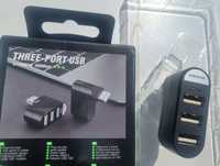 USB Адаптер-тройник Borafone Three-port