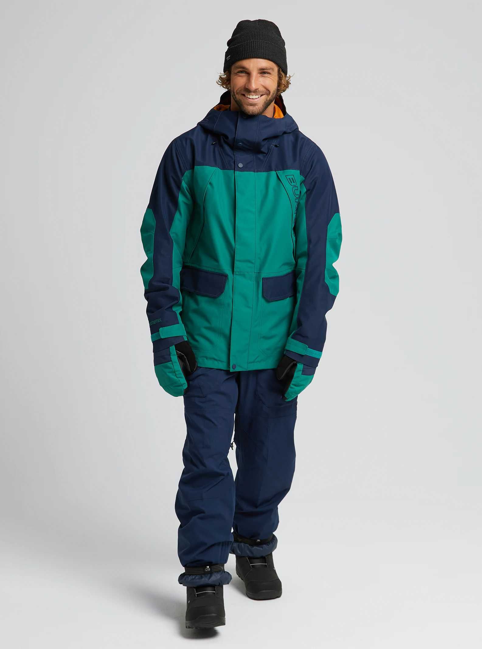 Nowa kurtka Burton Gore-TEX Breach Green Blue Large volcom ak swash dc