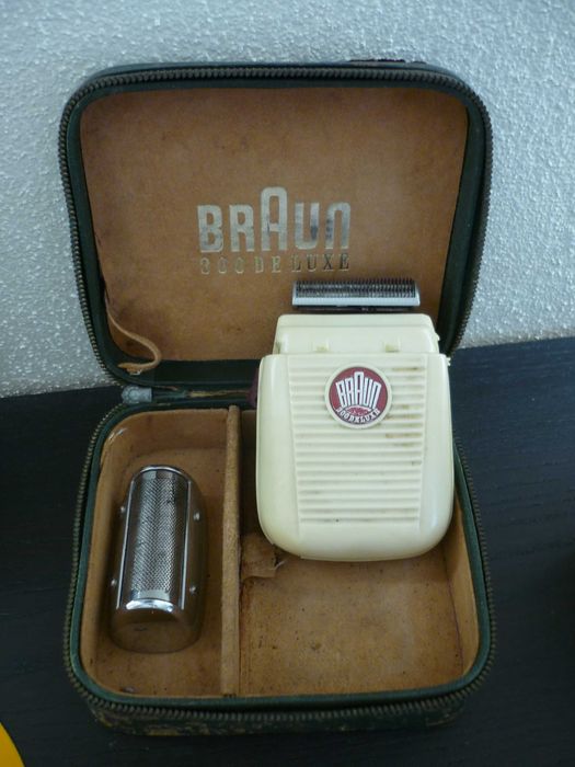 máquina barbear depilador Braun 300 deluxe vintage anos 50