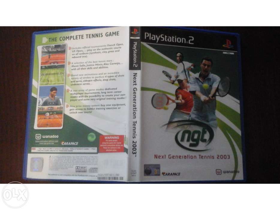 Jogo ps2: next generation tennis 2003