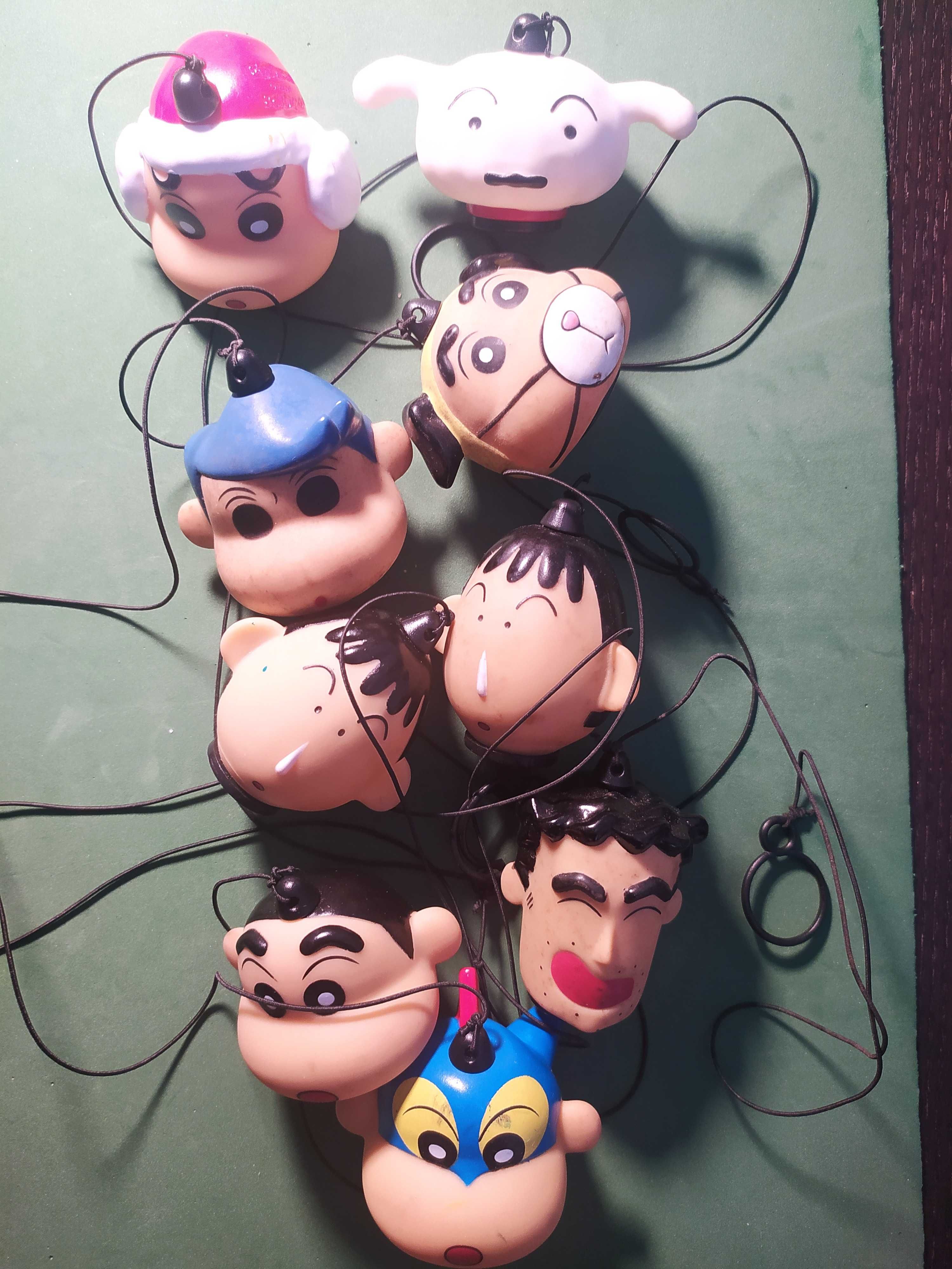 Lote Tazos e Cabeças Shinchan