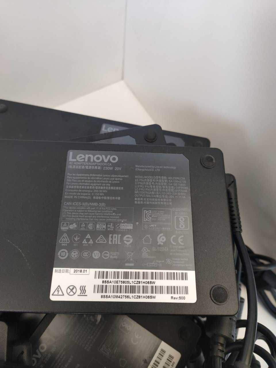 Lenovo 20v 11.5A 230w USB pin блок живлення для ноутбука Legion P70