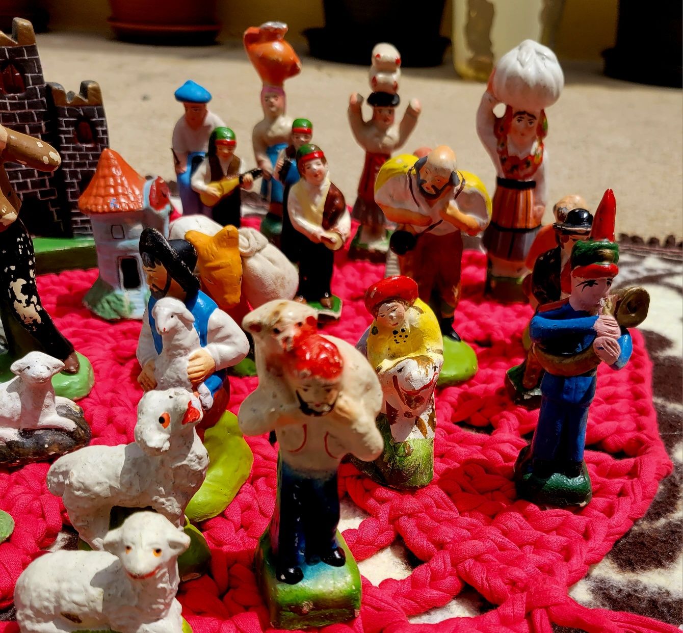 Figuras adicionais presépio anos 50 Séc XX