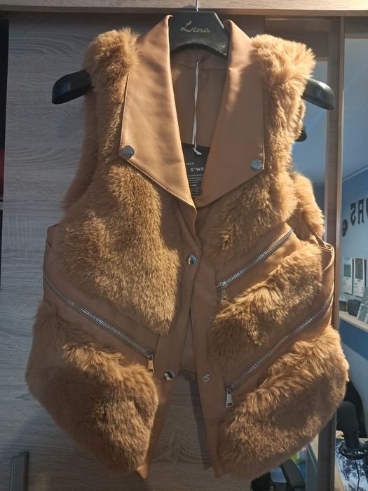 Kamizelka futerko NOWA Z METKĄ