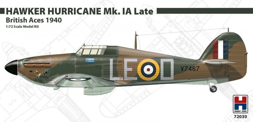 Hobby 2K 72030 Hawker Hurricane Mk. Ia Late 1/72 model do sklejania