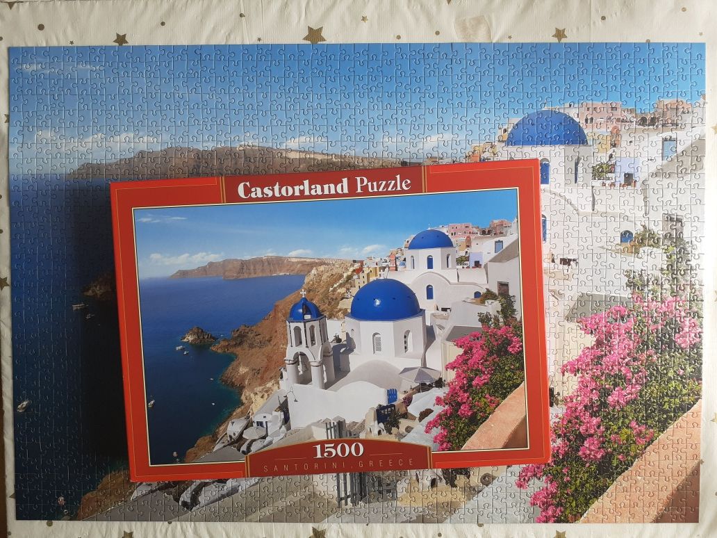 Puzzle Santorini. Greece. 1500 Castorland