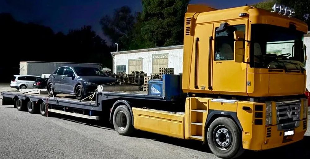 Van Eck JUMBO NISKOPODWOZIOWA NAJAZDY ALUMINIOWE-20T 3-OSIE BPW KOŁA:17.5 2005r  Niskopodwoziowa Jumbo Najazdy Aluminiowe-20T Osie Bpw Koła:17,5' 2005r