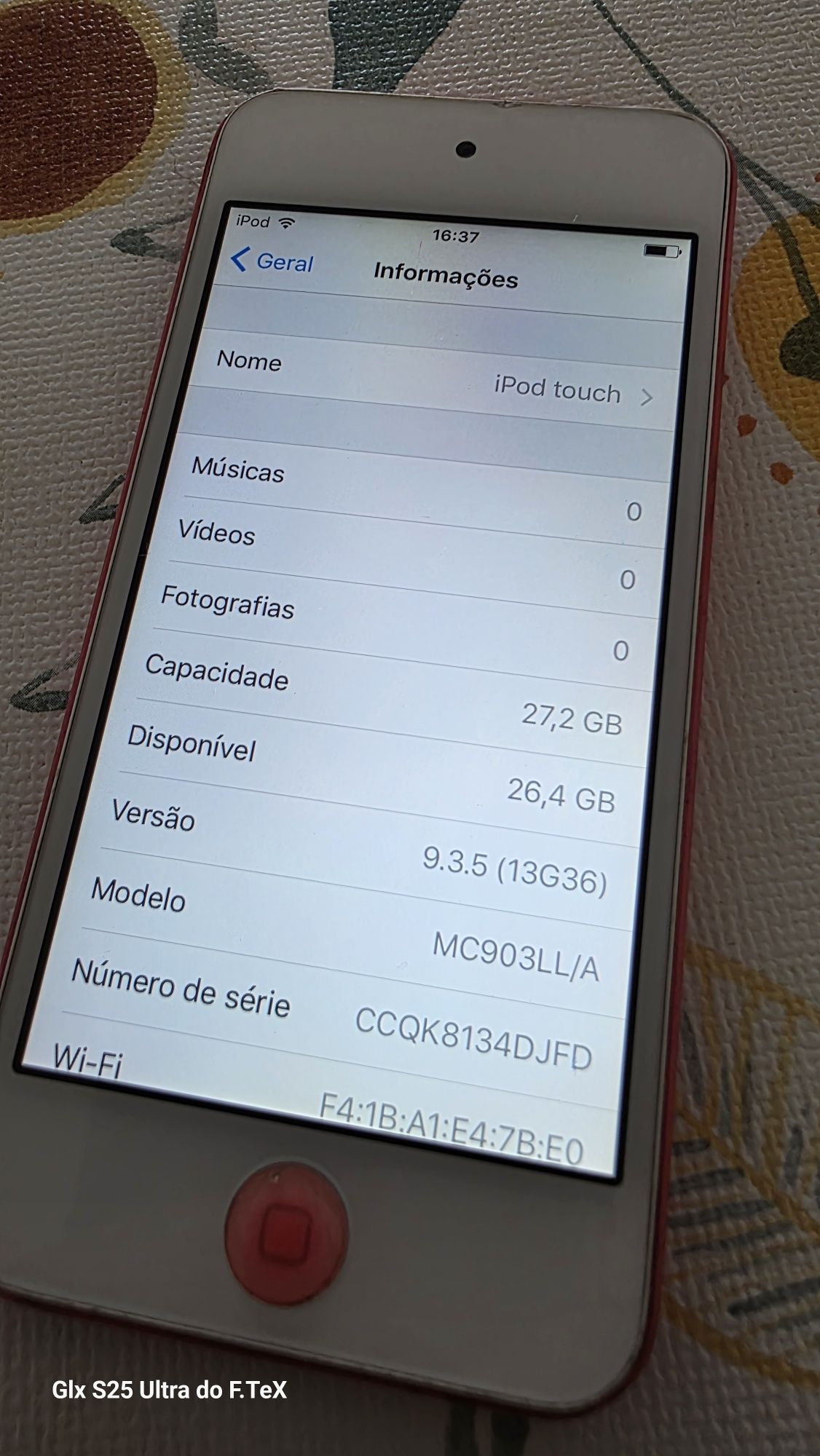 Ipod touch 5th 32gb rosa