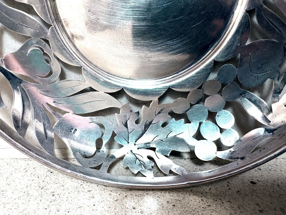 Linda taça em prata portuguesa recortada e vazada