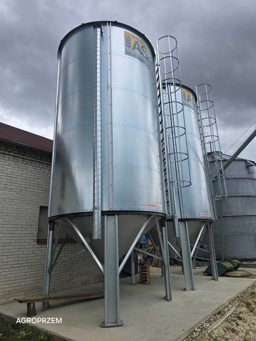 Silos lejowy zbożowy AS 25 TON / zbiornik bin
