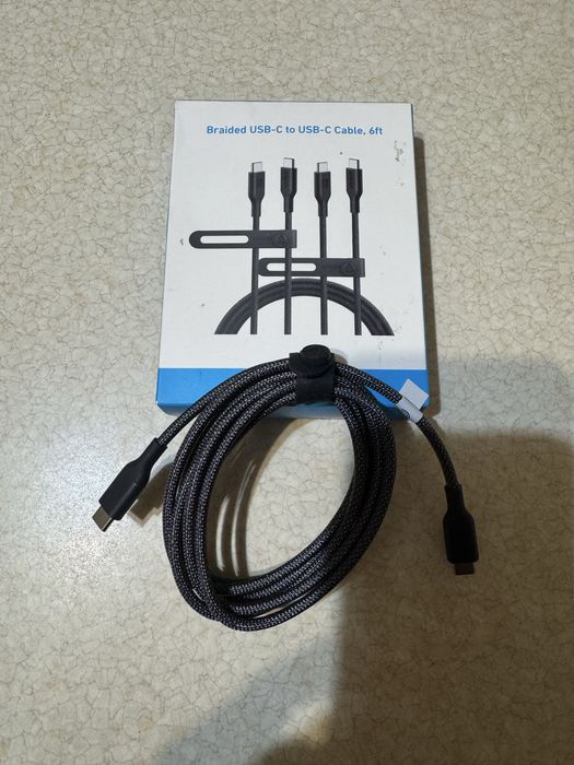 Кабель USB-C to USB-C  Anker для телефонів та ноутбуків