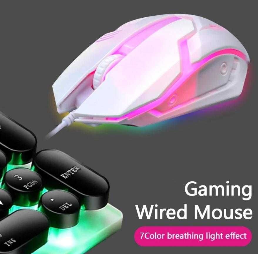 Limei S1 - проводная игровая мышь для компьютера с подсветкой LED