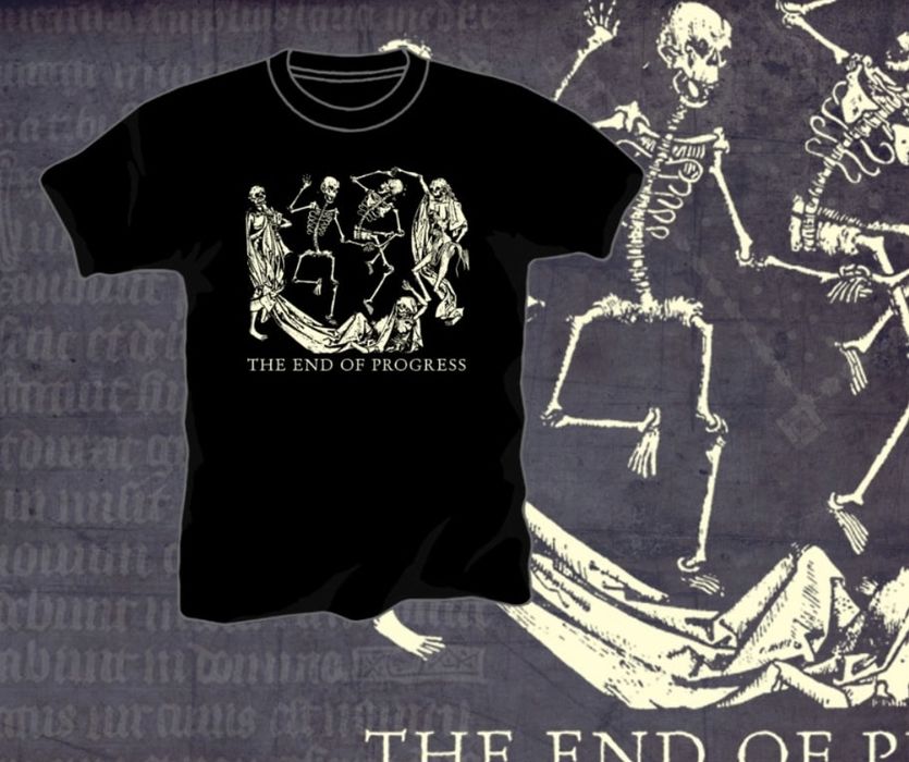 Koszulka The End of Progress męska czarna XL [Nowa w folii]