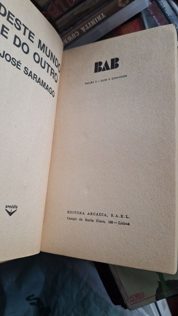 José Saramago deste mundo e do outro 1 edição