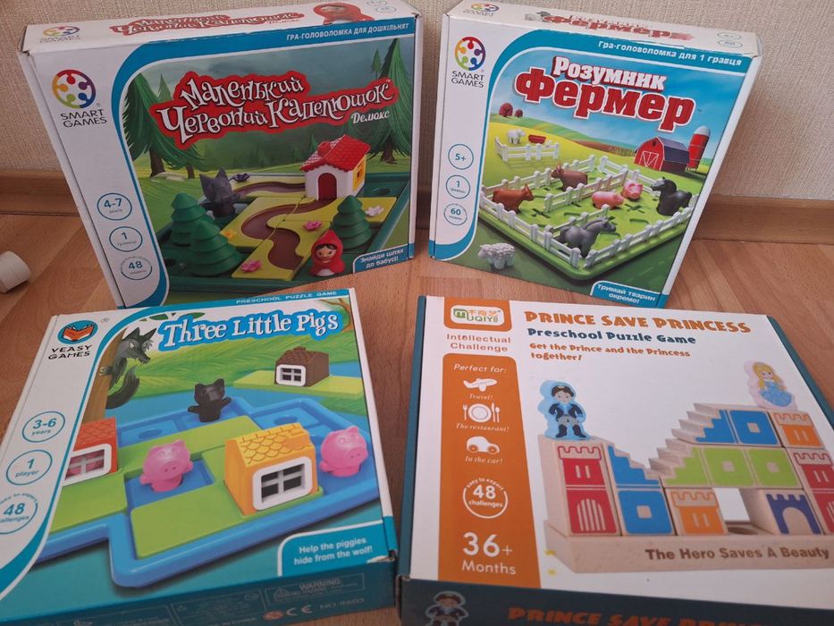 дитячі ігри Smart games Розумний Фермер Three Little Pigs маленький