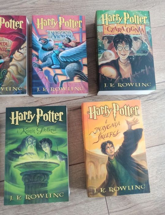 Harry Potter 1-7 Rowling Media Rodzina stare wydanie
