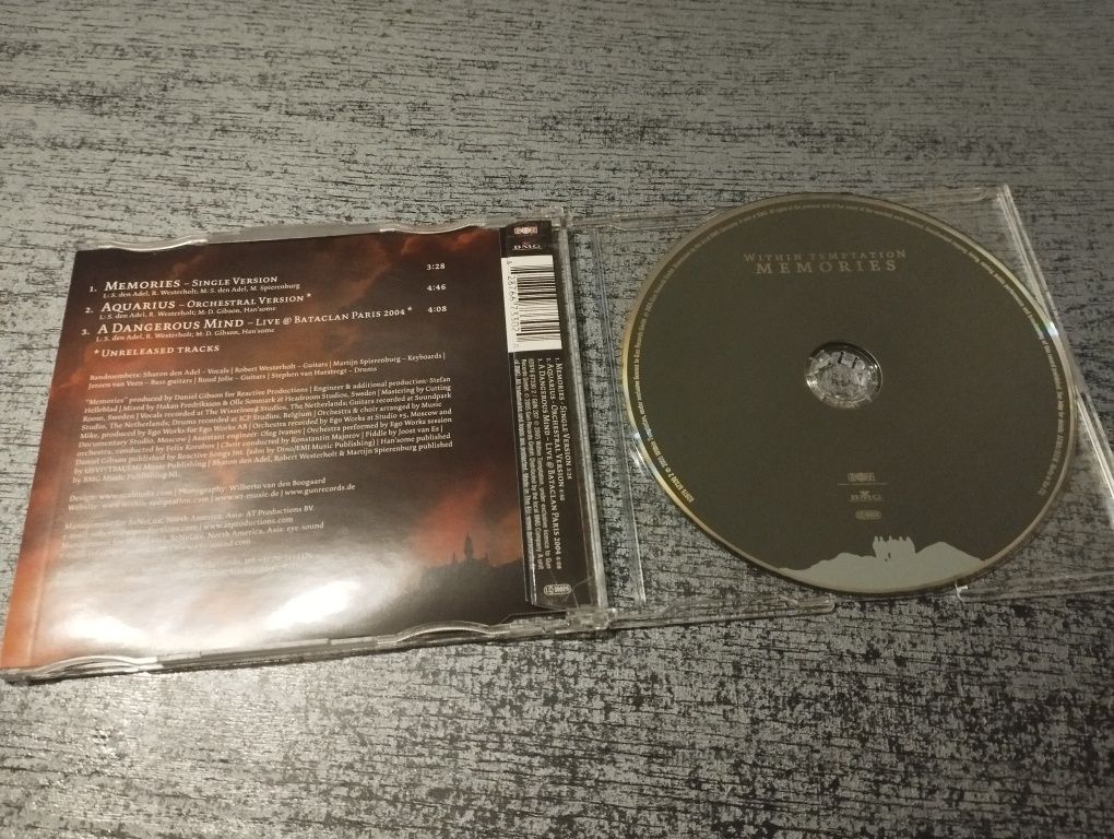Within Temptation Memories single
