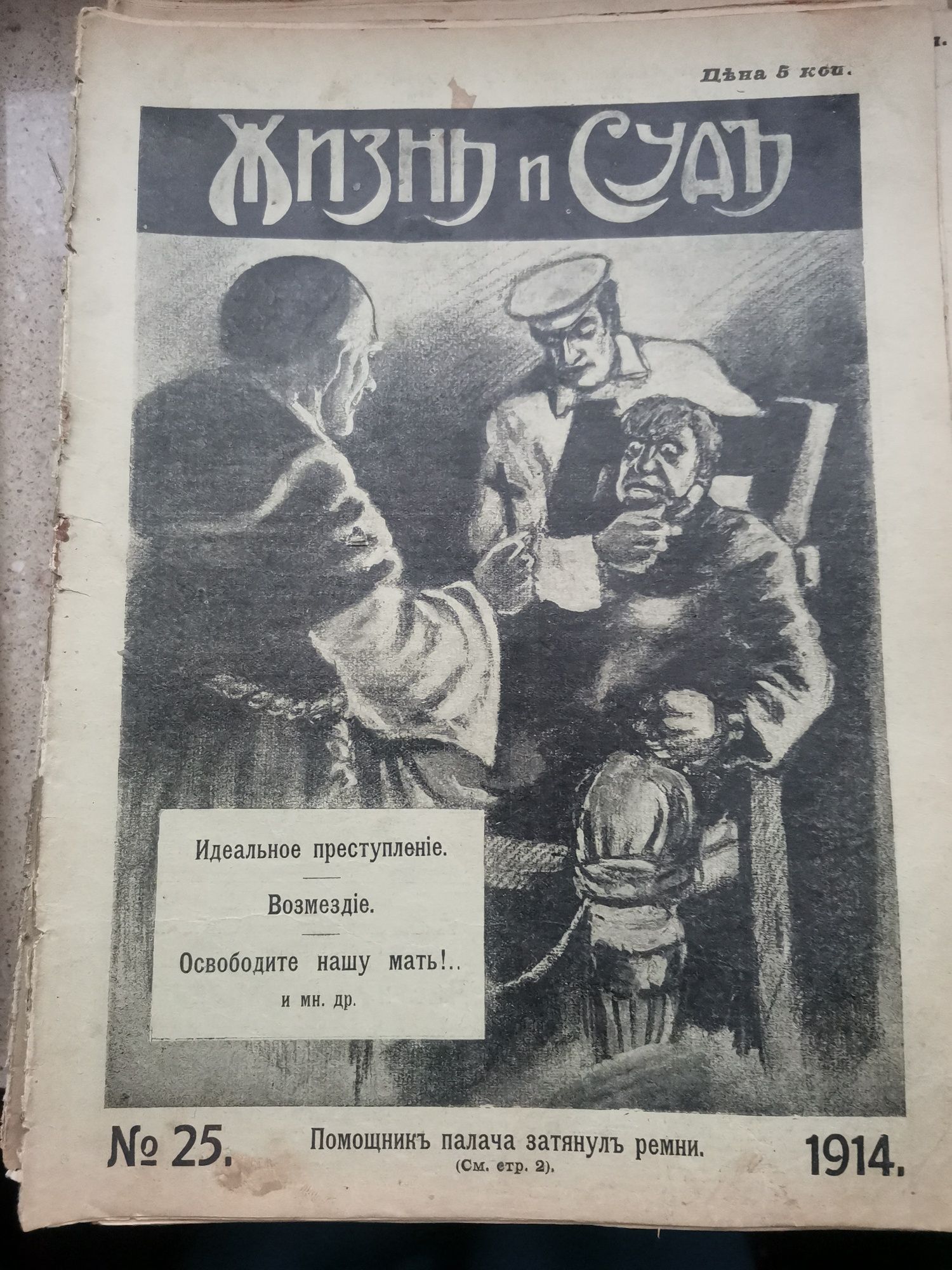 Жизнь и суд. Еженедельный иллюстрир. общ.-юридический  журнал 1914 г