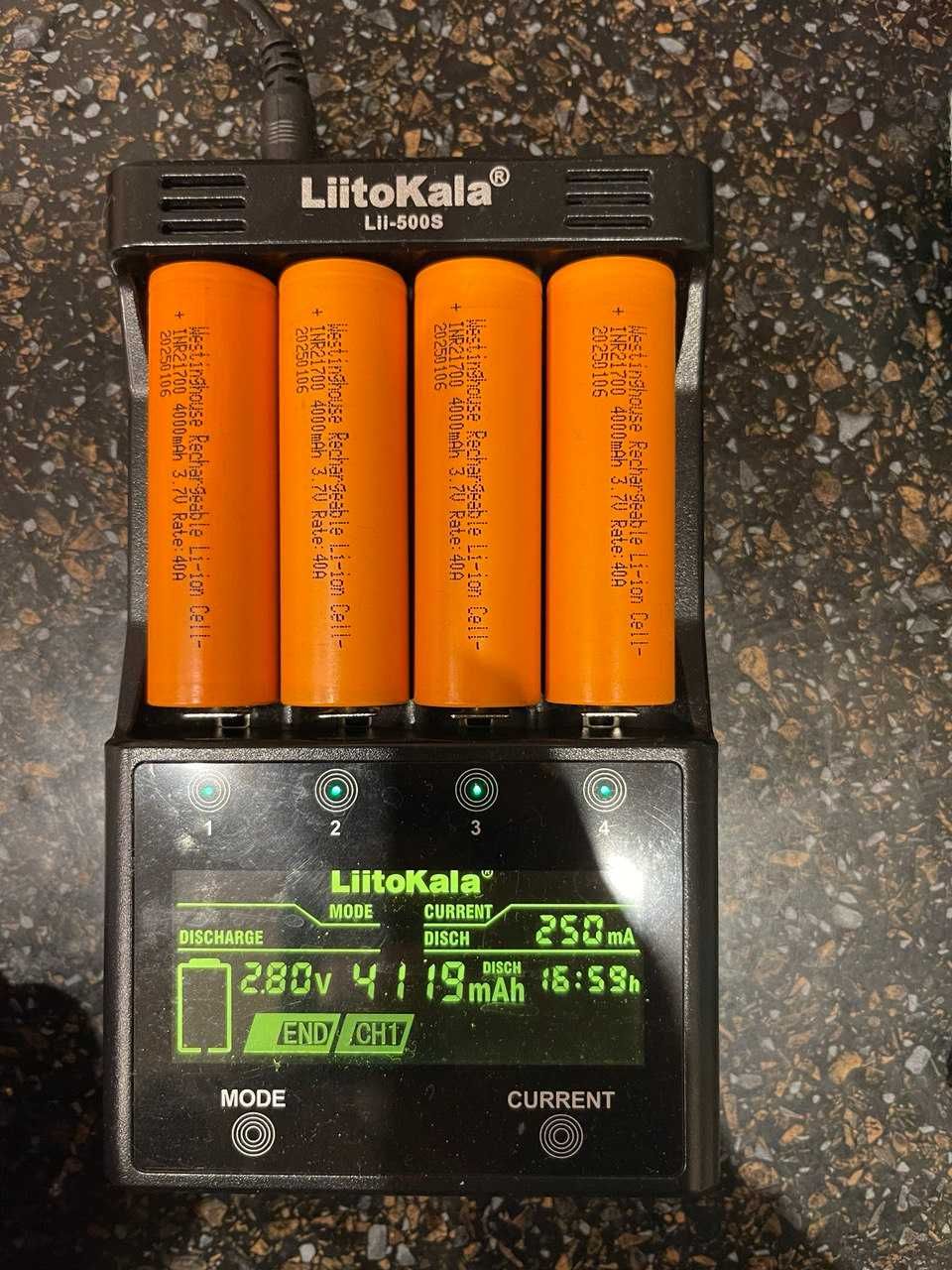Акумулятор 21700 Westinghouse INR21700 4000mah 40A високотоковий