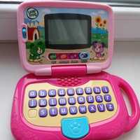 Мій перший ноутбук дитячий комп'ютер leapfrog рожевий англ. мовою