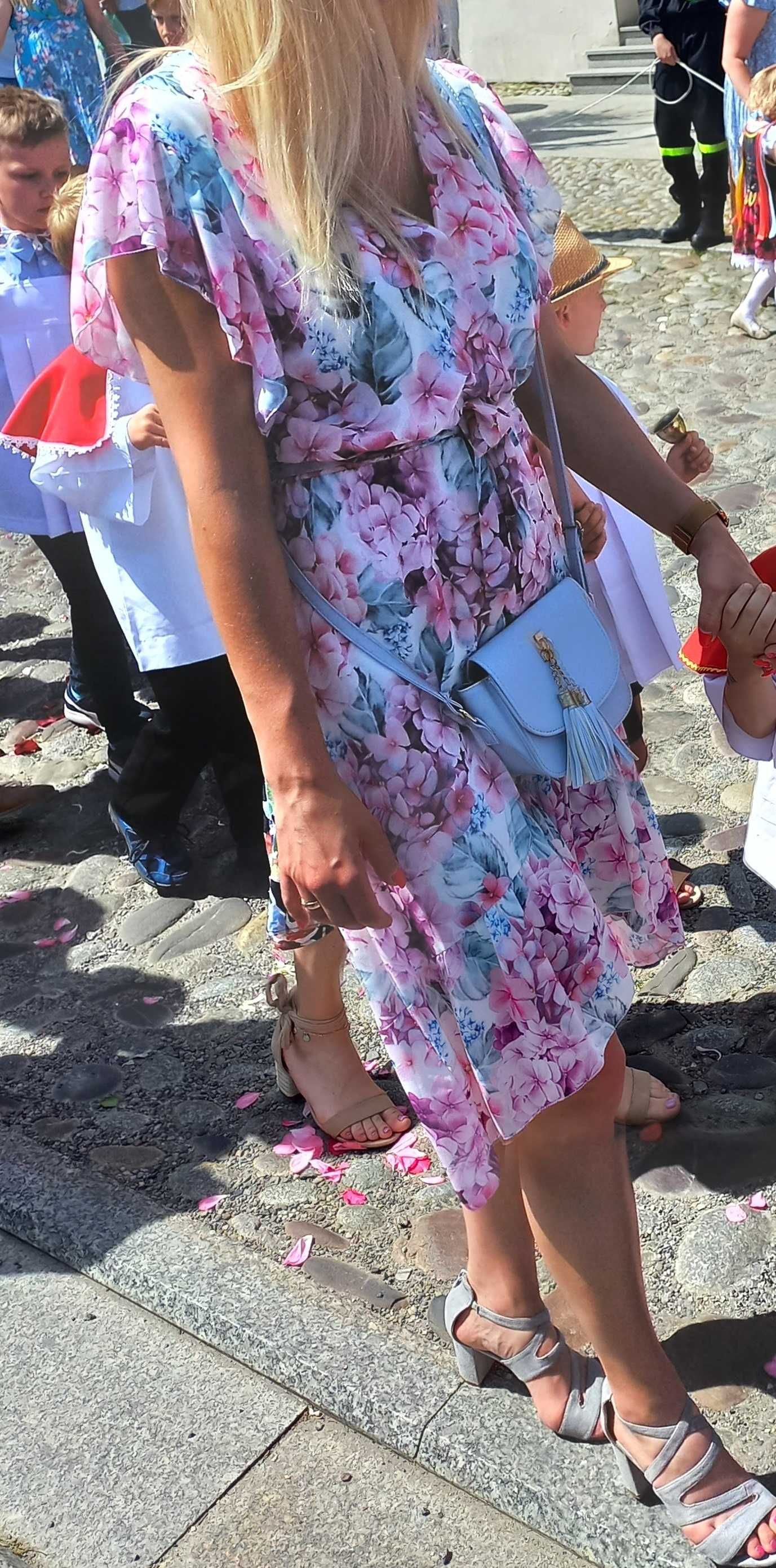 Sukienka Sorella Midi S chrzciny, wesele, okazja, na co dzień