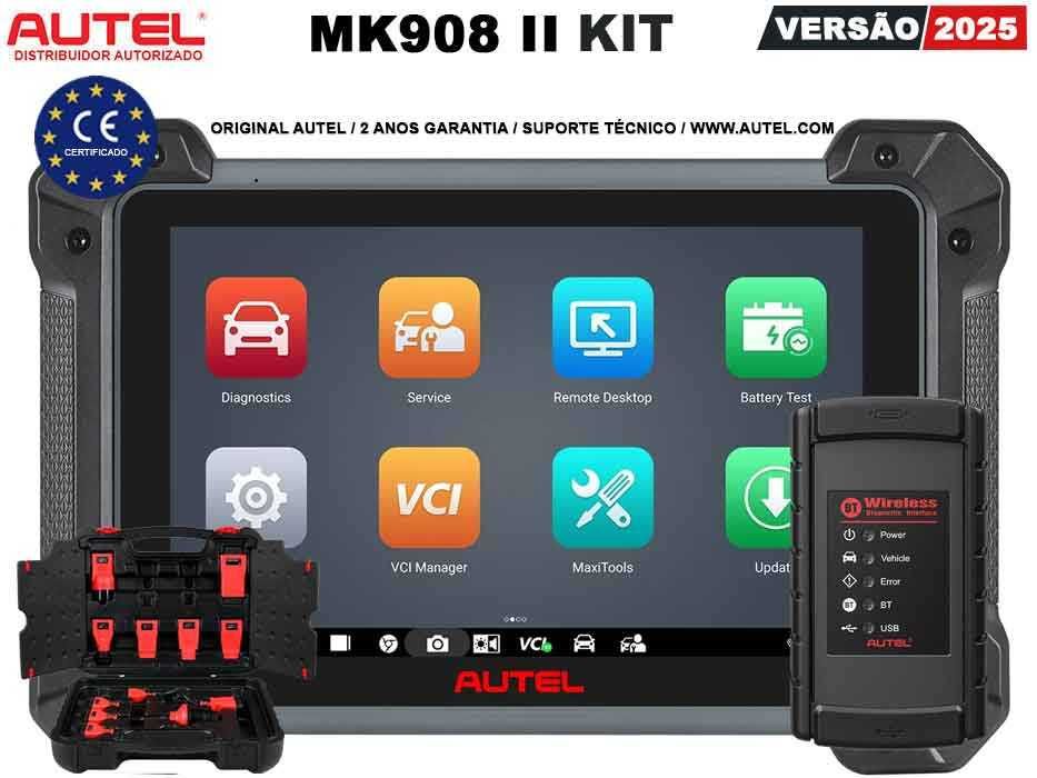 Autel MaxiCOM MK908 II KIT Maquina Diagnóstico OBD Profissional (NOVO)