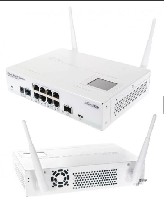Бездротовий маршрутизатор (роутер) Mikrotik CRS109-8G-1S-2HnD-IN