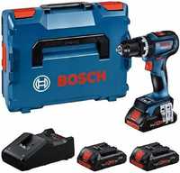 Bosch GSB 18V-55 wkrętarka zasilanie akumulatorowe baterie 2x 4.0 Ah