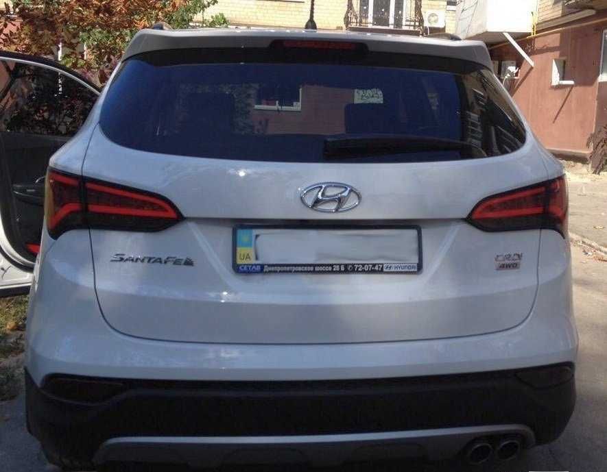 Фонари Hyundai Santa Fe 3 (2012-2018) тюнинг Led оптика фонарь